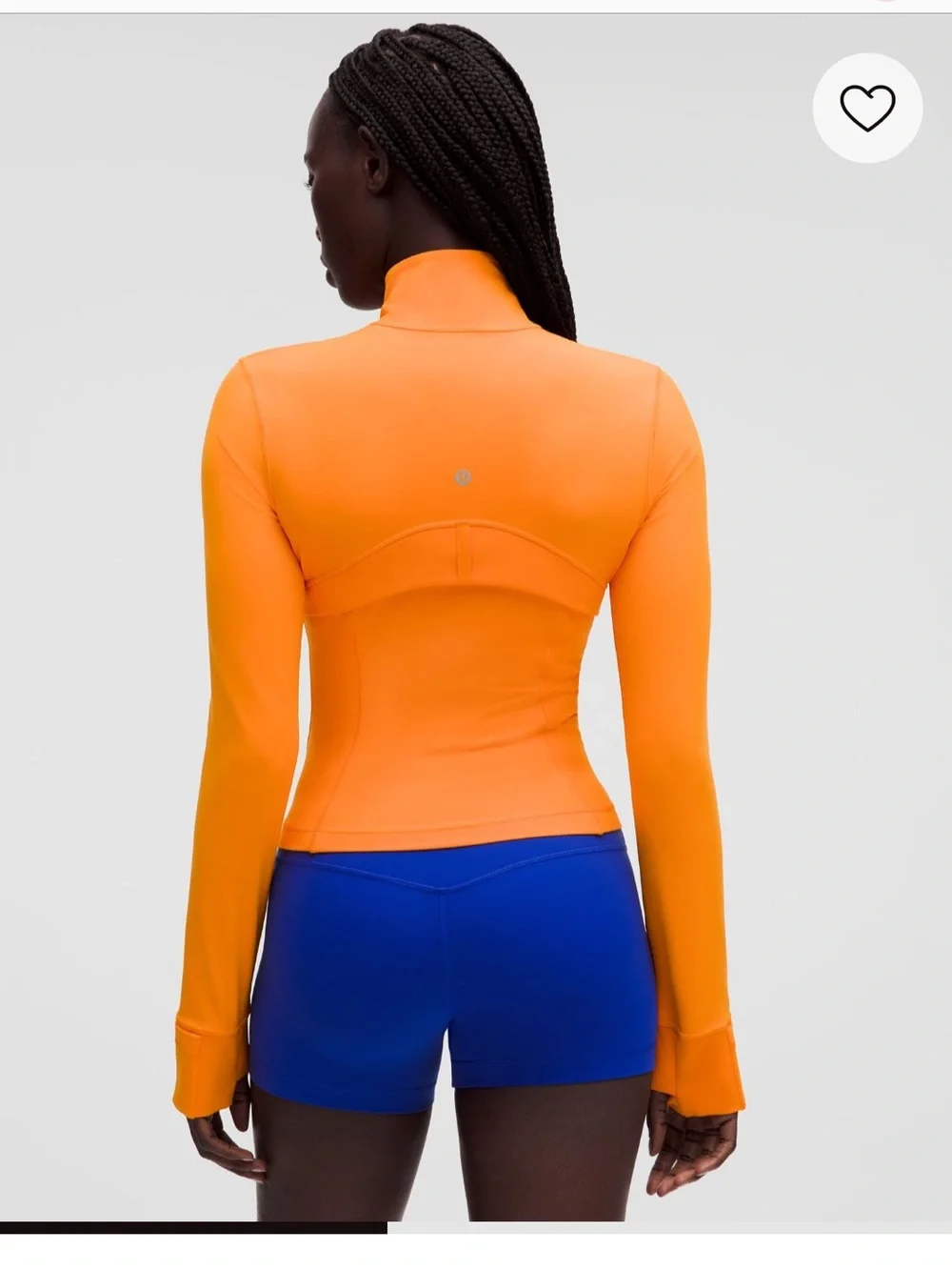 lululemon cropped define jacket citrus sizzle